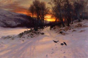 When the West with Evening Glows Artwork by Joseph Farquharson