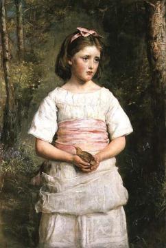 Dropped from the Nest Artwork by Sir John Everett Millais