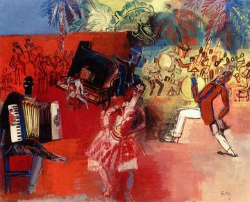 The Negro Review At The Théâtre Des Champs-elysées Artwork by Jean Dufy