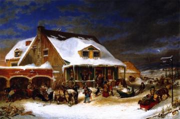 After the Ball, Chez Jolifou Artwork by Cornelius Krieghoff