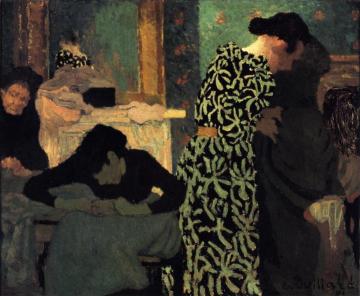The Flowered Dress Artwork by Edouard Vuillard