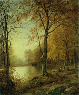 Indian Summer Artwork by William Trost Richards