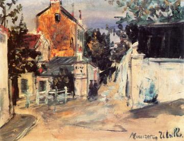The Lapin Agile Artwork by Maurice Utrillo