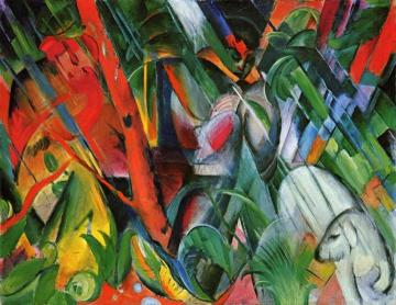 Rain Artwork by Franz Marc