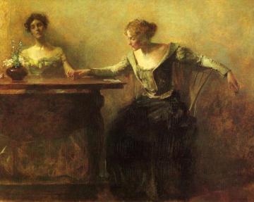 The Fortune Teller Artwork by Thomas Wilmer Dewing