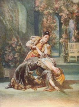 Danilo and Sonia Artwork by Talbot Hughes