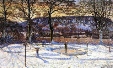 Winter Garden Of Giverny Artwork by Mary Fairchild MacMonnies