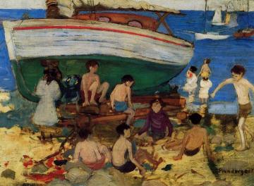 Low Tide Artwork by Maurice Prendergast