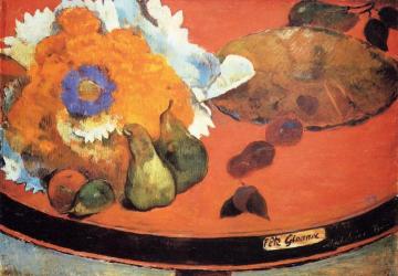 Still Life, Fete Gloanec Artwork by Paul Gauguin