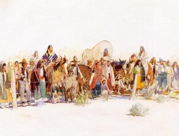 Festival Day At High Noon Artwork by Oscar Berninghaus