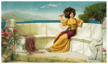 In The Prime Of The Summertime Artwork by John William Godward