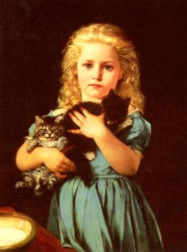 An Armful Of Mischief Artwork by Catherine Engelhart Amyont