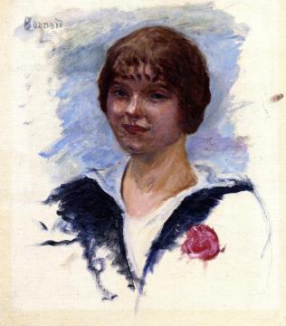 Figure of a Girl Artwork by Pierre Bonnard