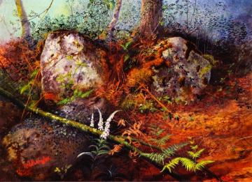 Newlay Wood, Horsforth, Leeds Artwork by John Atkinson Grimshaw