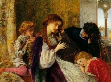 A Music Party Artwork by Arthur Hughes