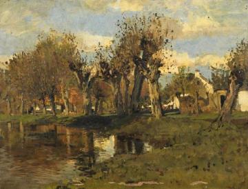 Summer Evening Artwork by Tina Blau