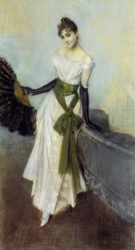 Portrait of Signorina Concha de Ossa Artwork by Giovanni Boldini
