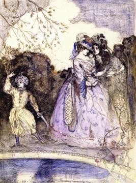 Les premiers conseils Artwork by Charles Conder