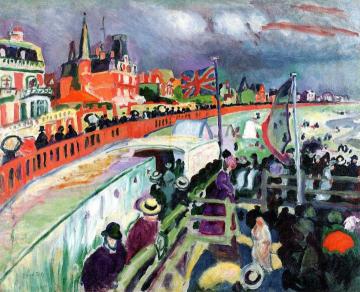 Festival at Sainte-Adresse Artwork by Raoul Dufy