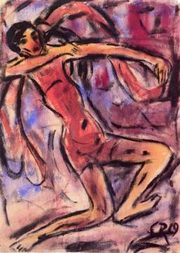 Dancer Artwork by Christian Rohlfs