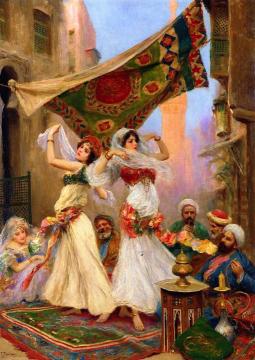 The Harem Dancers Artwork by Fabio Fabbi