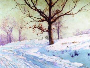 Lingering Leaves Artwork by Walter Launt Palmer