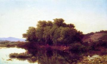 A River Bank Artwork by Albert Fitch Bellows