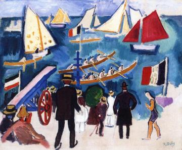 The Regatta Artwork by Raoul Dufy