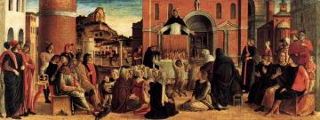 Polyptych of San Vincenzo Ferreri (predella) Artwork by Giovanni Bellini
