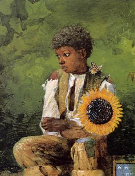 A Flower For The Teacher Artwork by Winslow Homer