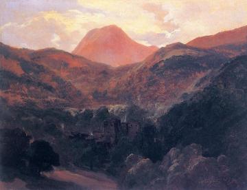 View of the Puy de Dome and Royat Artwork by Théodore Rousseau