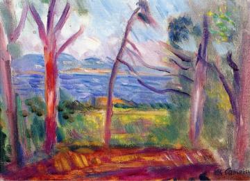 Gulf of Saint Tropez through the Pines Artwork by Charles Camoin