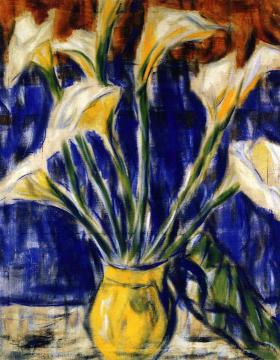 Calla Lilies Artwork by Christian Rohlfs