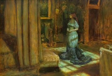 The Eve of Saint Agnes Artwork by Sir John Everett Millais