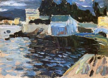 Sestri - Evening Artwork by Wassily Kandinsky