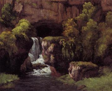 The Source of the Lison Artwork by Gustave Courbet