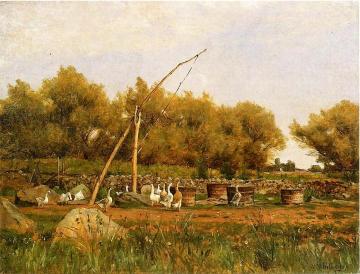 No Water in the Well Artwork by Thomas Worthington Whittredge