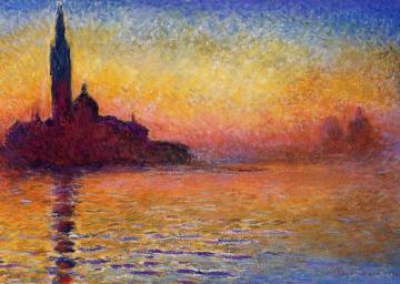 San Giorgio Maggiore At Dusk Artwork by Claude Oscar Monet