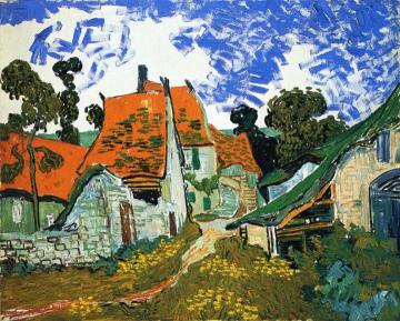 Village Street Artwork by Vincent Van Gogh