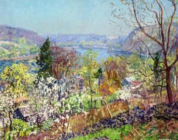 The Delaware Valley Artwork by Edward Willis Redfield