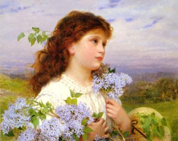 The Time Of The Lilacs Artwork by Sophie Anderson