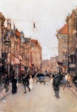 Street In Den Haag Artwork by Floris Arntzenius