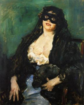 The Black Mask Artwork by Lovis Corinth