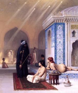 Pool In A Harem Artwork by Jean Leon Gerome