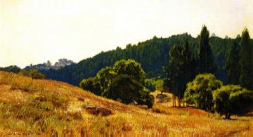 Golden Hills Artwork by William Wendt