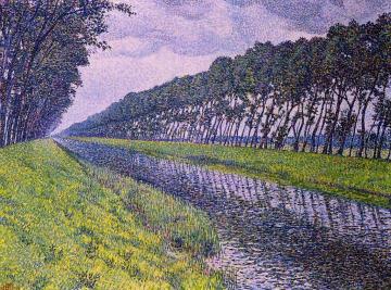 Canal In Flanders Artwork by Theo van Rysselberghe