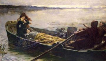 Seeking Sanctuary Artwork by George Sheridan Knowles