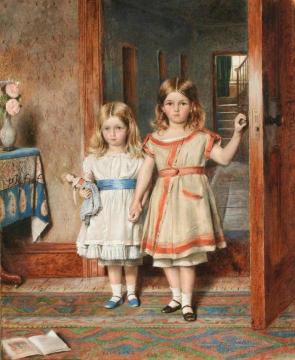 Sisters Artwork by George Goodwin Kilburne