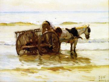 Horse Cart Artwork by Mathias J. Alten
