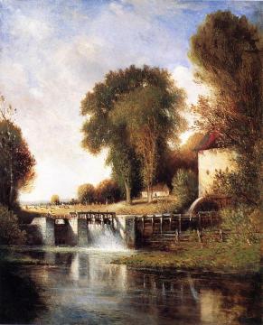 Cazenovia Old Mill Artwork by Gilbert Munger